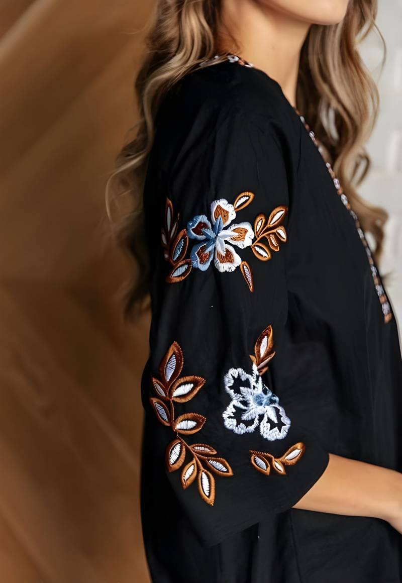 beautiful embroidery work top