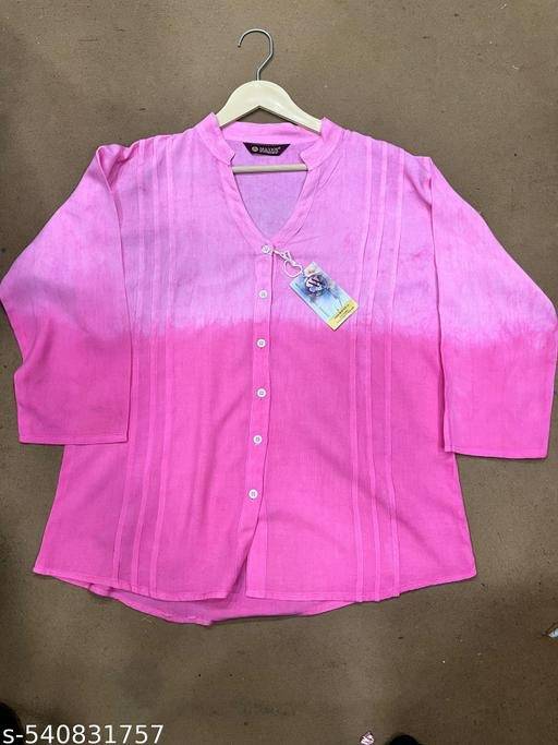 women printed viscose rayon 34 sleeve toop women printed viscose rayon 34 sleeve toop