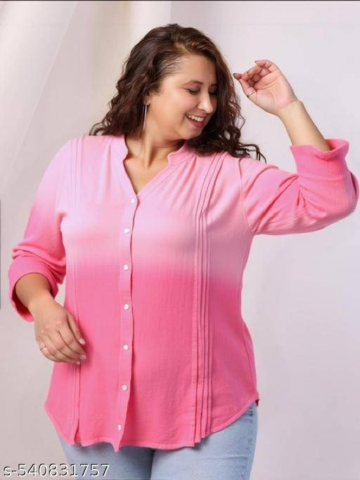 women printed viscose rayon 34 sleeve toop